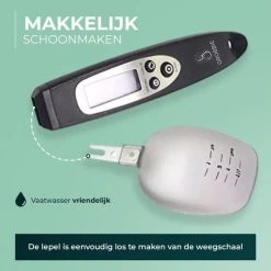 Grobbie Digitale Lepelweegschaal - Keukenweegschaal Digitaal - Weegschaal 0 01 Gram - Precisie Weegschaal Keuken Van 0,2 Tot 500 Gr -Tefal Shop 550x550 1029