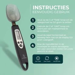 Grobbie Digitale Lepelweegschaal - Keukenweegschaal Digitaal - Weegschaal 0 01 Gram - Precisie Weegschaal Keuken Van 0,2 Tot 500 Gr -Tefal Shop 550x550 1031