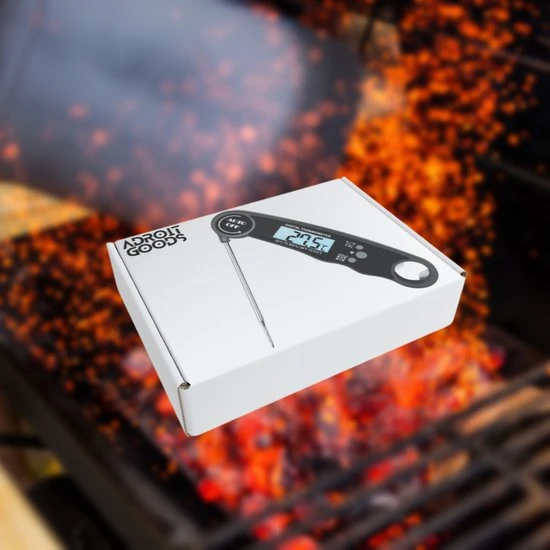 AdroitGoods Kookthermometer Digitaal - Vleesthermometer - Zwart - Waterdicht- Bbq 12 AdroitGoods Kookthermometer Digitaal - Vleesthermometer - Zwart - Waterdicht- Bbq - Afbeelding 10