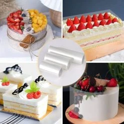 XYZ Goods - Acetaat Folie - Inlegfolie - Garneerring - Taartrand - Bakken - Bak Accessoires - Transparant - 8 Cm X 10 M -Tefal Shop 550x550 1051