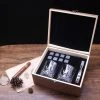 Olvy Whiskey Set Met 2 Whiskey Glazen En 8 Whiskey Stones - Incl. Opbergzakje, Onderzetters En Tang - Cadeauset - Luxe Whisky Set - Whiskey Glazen - Gift Set