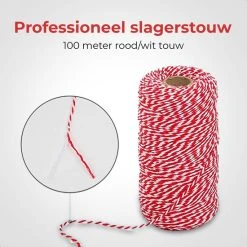 GrillX Slagerstouw 100 Meter - Keukentouw 2mm - Extra Sterk Rolladetouw - Bindtouw - BBQ Accesoires - Ook Te Gebruiken Als Kerstlint -Tefal Shop 550x550 164