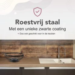 SODEAL Luxe Fruitschaal - Fruitmand - Fruitschaal Zwart -Tefal Shop 550x550 182