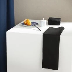 DDDDD 2x Theedoek + 2x Keukendoek Logo - Black -Tefal Shop 550x550 200