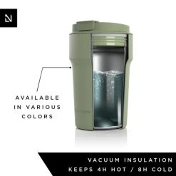 LARS NYSØM Roestvrij Stalen Koffiemok 'Bevægelse' 380ml Sage -Tefal Shop 550x550 224