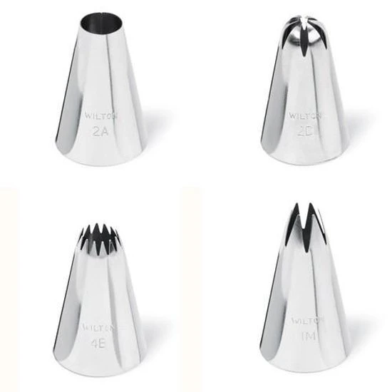 Wilton Cupcake Decoratie Set - 4 Spuitmondjes - 8 Spuitzakken 4 Wilton Cupcake Decoratie Set - 4 Spuitmondjes - 8 Spuitzakken - Afbeelding 2