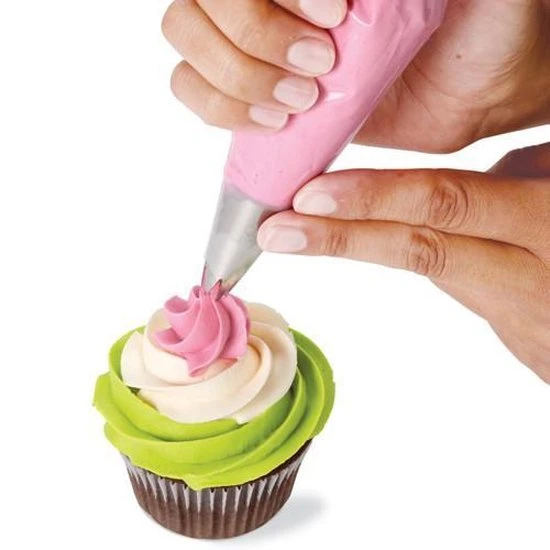 Wilton Cupcake Decoratie Set - 4 Spuitmondjes - 8 Spuitzakken 5 Wilton Cupcake Decoratie Set - 4 Spuitmondjes - 8 Spuitzakken - Afbeelding 3
