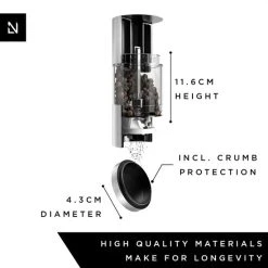 LARS NYSØM Zout- En Pepermolen Set 'Sjæl' Stainless Steel -Tefal Shop 550x550 271