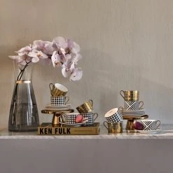 Riviera Maison Kop En Schotel - L'Avenue Cup & Saucer - Goud -Tefal Shop 550x550 292