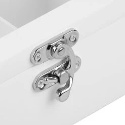 Fortecom Theekist Large - Witte Theedoos 12 Vaks - Echt Glas - Met Weerstandsscharnier - Niet Gevuld Met Thee -Tefal Shop 550x550 294