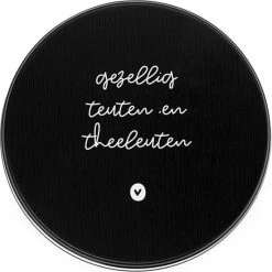 Zoedt Theeblik Met Onderzetters - Zwart Wit - Gezellig Teuten En Theeleuten -Tefal Shop 550x550 308