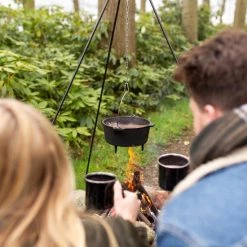 Esschert Design - Driepoot Met Ketting - Haardvuur Accessoires - Staal - Zwart -Tefal Shop 550x550 326