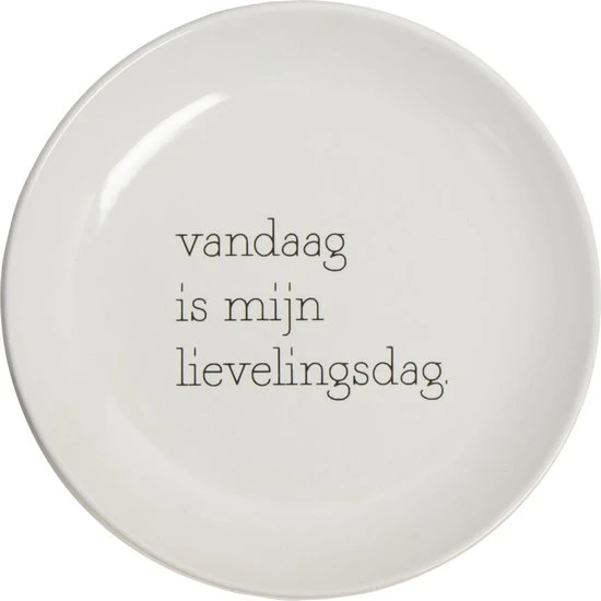 Gusta® Bord Set Van 4 Stuks ø15cm . Met Tekst Geniet / Lekker/ Vandaag Is Mijn Lievelingsdag /hondje Gusta 5 Gusta® Bord Set Van 4 Stuks ø15cm . Met Tekst Geniet / Lekker/ Vandaag Is Mijn Lievelingsdag /hondje Gusta - Afbeelding 3