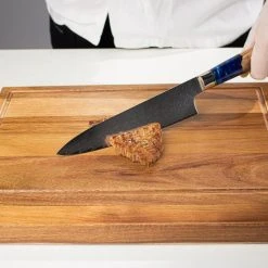 Shinrai Japan™ Shinrai Japan - Japans Koksmes 20 Cm - Koksmes - Damascus Mes - Epoxy Sapphire - Met Luxe Geschenkdoos 24 Shinrai Japan™ Shinrai Japan - Japans Koksmes 20 Cm - Koksmes - Damascus Mes - Epoxy Sapphire - Met Luxe Geschenkdoos -Tefal Shop 550x550 429