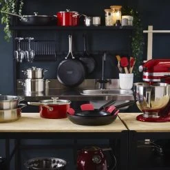 KitchenAid Stainless Steel Hapjespan Met Deksel - 28cm - Inductie -Tefal Shop 550x550 443