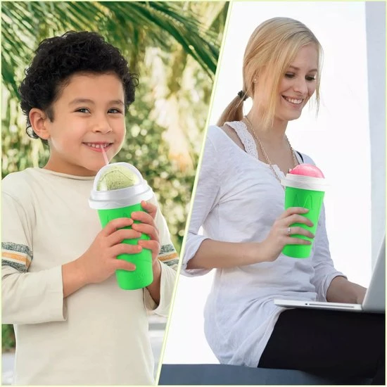 Summer Spark Slushy Maker - Slush Puppy Maker - IJscrusher - Slush Puppy Beker - Slushy Puppy Maker - Slush Maker - Slushy Cup - Tiktok - Groen 6 Summer Spark Slushy Maker - Slush Puppy Maker - IJscrusher - Slush Puppy Beker - Slushy Puppy Maker - Slush Maker - Slushy Cup - Tiktok - Groen - Afbeelding 4