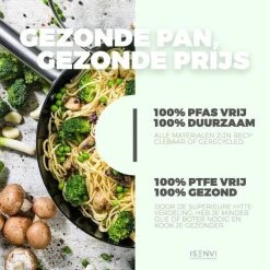 ISENVI Murray - Wokpan - 32 Cm - Keramische Pan - Wokpan Inductie - Wokpan Met Deksel - RVS Handgreep -Tefal Shop 550x550 487