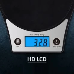 Phreeze Keukenweegschaal Digitaal - Digitale Keukenweegschaal - Precisie Keuken Weegschaal - Tot 5 KG -Tefal Shop 550x550 491