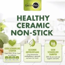 GreenPan Barcelona Infinity Pro Hapjespan Met Deksel - Ø28 Cm - Keramisch - Inductie -Tefal Shop 550x550 501