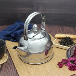 Robuuste Kwaliteit Theepot RVS - 1.1Liter Theepot - Anti Lek Mond - RVS Theepot - 6 Koppen Thee - Keizer RVS