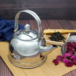 Robuuste Kwaliteit Theepot RVS - 1.1Liter Theepot - Anti Lek Mond - RVS Theepot - 6 Koppen Thee - Keizer RVS -Tefal Shop 550x550 521