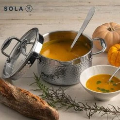 Sola Pannenset Noma - 4 Delig - Ø 16,16,18,20 Cm - Zilver - RVS - Sandwichbodem -Tefal Shop 550x550 524