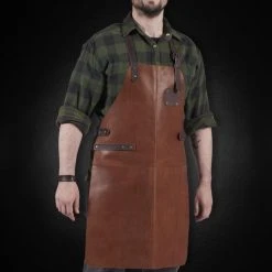 Wavea Cookware Leren BBQ Schort - Cognac - 80 X 50 Cm - Barbecue Schort Met Leren Riemen - Keukenschort 13 Wavea Cookware Leren BBQ Schort - Cognac - 80 X 50 Cm - Barbecue Schort Met Leren Riemen - Keukenschort -Tefal Shop 550x550 539