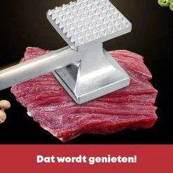 YUGN Vleeshamer Vleesvermalser - Ideaal Om Vlees Mals Te Krijgen - Meat Tenderizer Vleespletter - Barbecue Tip - Barbeque BBQ Accesoires - Cadeau Tip - Sinterklaas - Black Friday -Tefal Shop 550x550 550