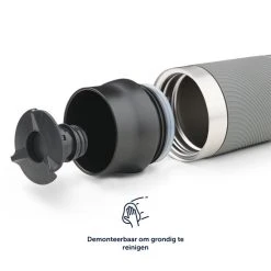 Blumtal Thermosbeker Classic - Lekvrij, BPA-Vrij En Vaatwasserbestendig - Hoge Kwaliteit Thermosfles Met Quick-Press Sluiting - Travel Mug 500 Ml - Antraciet -Tefal Shop 550x550 556