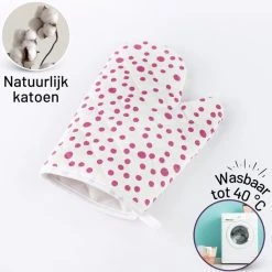 Tavas Sevilya Ovenwant Met Pannenlap Vepakt - Paarse Stippels Katoen, Thermolite Hittebestendig Tot 200°C Set Van 2 | Pannenlappen En Ovenwanten Set Ovenhandschoenen -Tefal Shop 550x550 58