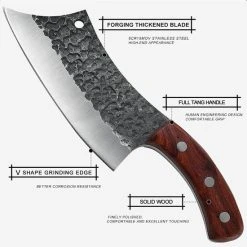 STORX Slagersmes - Handmade - Hak Mes - BBQ - Mes - Mannen - Koken - BBQ Master - Carbon Staal - Stoer - Hak Bijltje - Handgemaakt - Koksmes - CADEAU TIP! -Tefal Shop 550x550 599