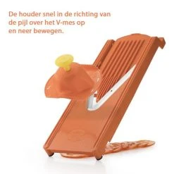 Börner Mandoline V3 Starter| 5-delige Set | 5 Snijdiktes | Geschikt Als Frietsnijder | BPA-vrij En Roestvrij | Oranje 14 Börner Mandoline V3 Starter| 5-delige Set | 5 Snijdiktes | Geschikt Als Frietsnijder | BPA-vrij En Roestvrij | Oranje -Tefal Shop 550x550 628