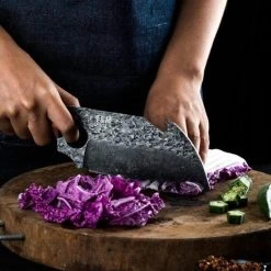 T&M Knives Gehamerd Koksmes Met Opener - Professioneel En Vlijmscherp - BBQ Mes 26 T&M Knives Gehamerd Koksmes Met Opener - Professioneel En Vlijmscherp - BBQ Mes -Tefal Shop 550x550 677