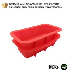 MaTotZo Siliconen Brood En Cake Bakvorm (2 Stuks) - Broodvorm - Broodbakvorm - Zelf Brood Bakken - Anti Aanbak Bakvormen - Rood 9 MaTotZo Siliconen Brood En Cake Bakvorm (2 Stuks) - Broodvorm - Broodbakvorm - Zelf Brood Bakken - Anti Aanbak Bakvormen - Rood -Tefal Shop 550x550 705