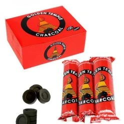 Yogi & Yogini Houtskool Tabletten Golden Temple - 100 Stuks - 3.3cm -Tefal Shop 550x550 738