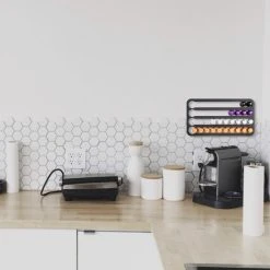 Jooba Capsulehouder Nespresso - Koffiecups Houder - Wandhouder - Mat Zwart- 40 Capsules - Cuphouder -Tefal Shop 550x550 813