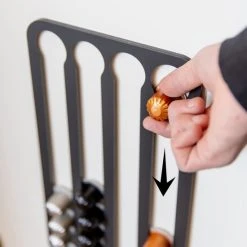 Jooba Capsulehouder Nespresso - Koffiecups Houder - Wandhouder - Mat Zwart- 40 Capsules - Cuphouder -Tefal Shop 550x550 815