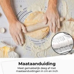 Bondoo Deegmat Groot 80x60cm - Silicone - Zwart - Inclusief Deegschraper -Tefal Shop 550x550 819