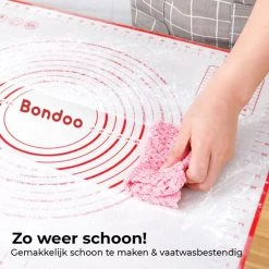 Bondoo Deegmat Groot 80x60cm - Silicone - Zwart - Inclusief Deegschraper -Tefal Shop 550x550 823
