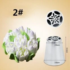 MaViedesign Spuitmondjes - RVS - Russische - Bloemen - Set Van 7 Stuks Voor Wegwerp Spuitzak -Tefal Shop 550x550 854