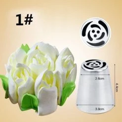 MaViedesign Spuitmondjes - RVS - Russische - Bloemen - Set Van 7 Stuks Voor Wegwerp Spuitzak -Tefal Shop 550x550 856