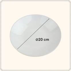 OTIX Diepe Borden - Wit - Pastaborden - Soepborden - 4 Stuks - 20cm - Aardewerk -Tefal Shop 550x550 875