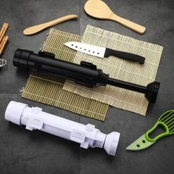Sushi Tools Sushitools - Sushi Maken - Sushi Maker - Sushi Set - Milieuvriendelijke Sushi Bazooka Kit - Sushi Set XXL - Sushi Go - 2 Paar Sushi Sticks - Wit