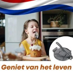 YUGN Tortilla Pers Roti Maker Hamburgerpers Inclusief 100 Stuks Bakpapier Vellen – Tortilla Maker Tortillapers Ook Als Wrap Taco En Hamburger Pers - Tortilla Press Veelzijdig En IJzersterk Gietijzer- Inclusief EBook - 19 CM Diameter - Vaderdag Cadeau -Tefal Shop 550x550 980