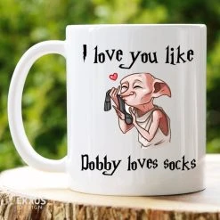 Ekkos Harry Potter Dobby Mok - Harry Potter - Cadeau Voor Vrouw - Koffiemok - Grappige Cadeaus - Cadeau Voor Man - Kado Man - Kado Vrouw - Valentijn Cadeautje Voor Haar - Mokken En Bekers - Verjaardag Cadeau - Koffiekopjes - Mok Met Tekst