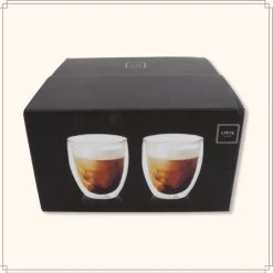 OTIX Dubbelwandige Koffieglazen - Koffiekopjes - 300 Ml - Set Van 4 -Tefal Shop 550x551 4