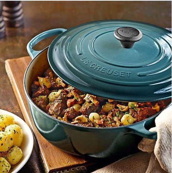Le Creuset Braadpan Signature Deep Teal - ø 24 Cm / 4.2 Liter 4 Le Creuset Braadpan Signature Deep Teal - ø 24 Cm / 4.2 Liter - Afbeelding 2