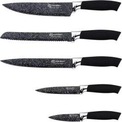 EDENBERG Edënbërg Black Line - Messenset Met Universele Messenhouder - 6 Delig - Ø 11 Cm -Tefal Shop 550x551 8
