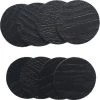 Leren Onderzetters Zwart Met Croco Structuur Set Van 8 Stuks - De Riemenspecialist Cadeau Tip! -Tefal Shop 550x552 19