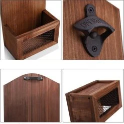 Merkloos TDR - Bieropener En Flesopener Muur Met Opvangbak - Flessenopener - Opener Bier - Voor Binnen En Buiten -Tefal Shop 550x552 20